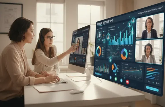 Data-Driven Progress Monitoring Tools for Virtual IEP Meetings