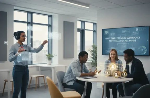 Lifelong Learning Modules for Developing Workplace Soft Skills in Neurodivergent Adults